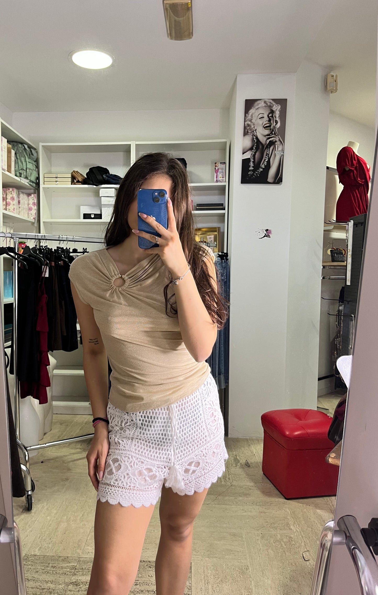 Pantaloncino Ricamo